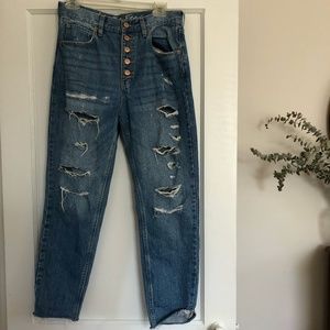 Free People Distressed Jeans